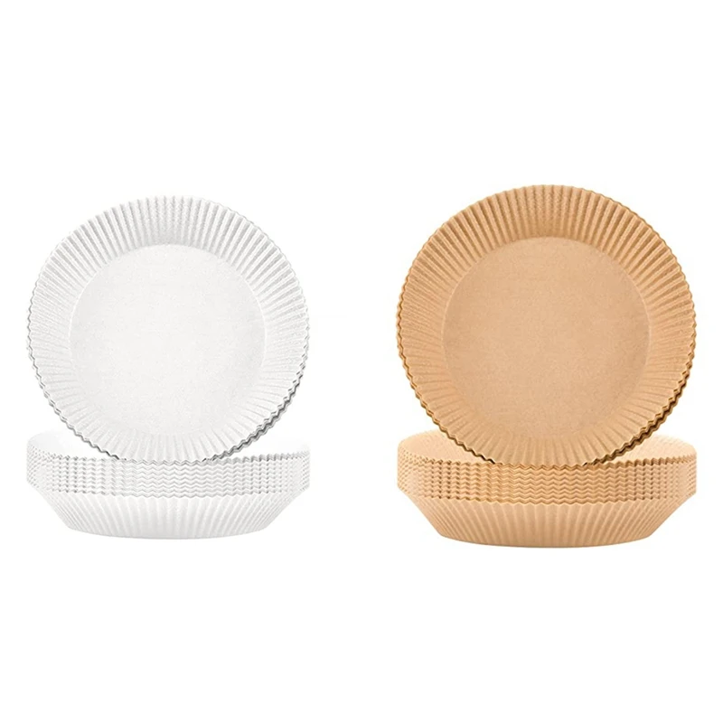 

90Pcs Air Fryer Parchment Paper Liners Non-Stick Disposable Liners Basket Unperforated Round Parchment Paper