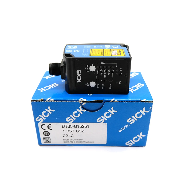 Совершенно новые немецкие лазерные датчики расстояния DT35-B15251 5 ~ 1200 см