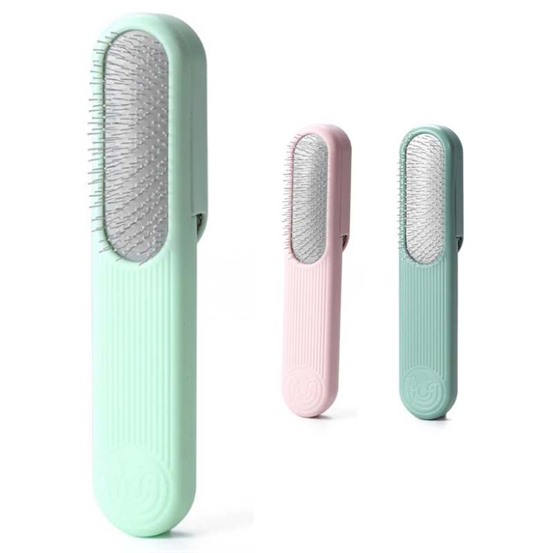 

Pet Cleaning Comb Portable Stainless Steel Needle Comb Cat Hair Knot Opening Comb Cleaning And Depilatory Supplies