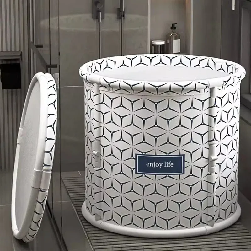 Современный минималистичный держатель Портативная Складная Ванна с орнаментом