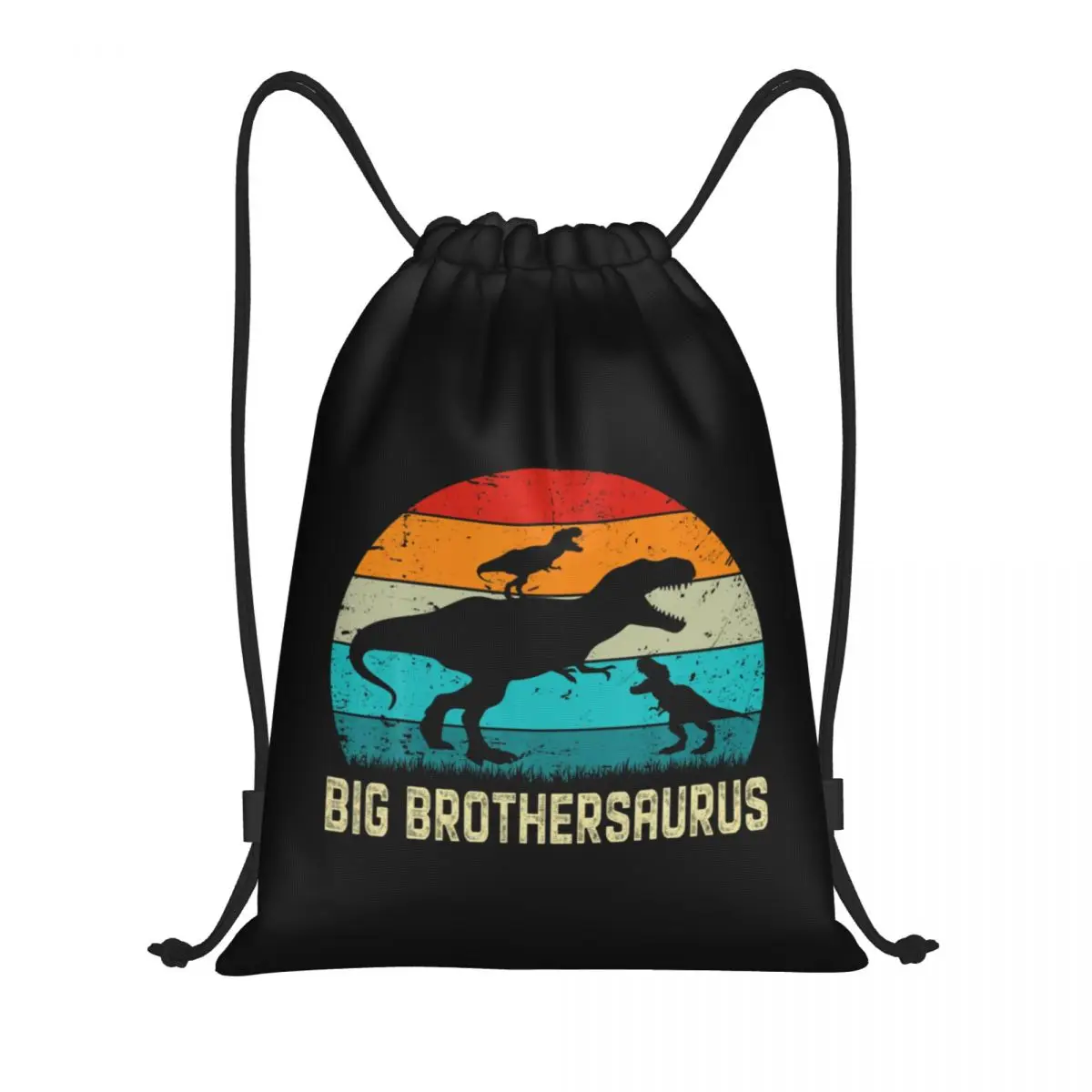 Большой братский завр Т-Рекс Динозавр День отца Сумки на шнурке спортивная сумка Горячая легкая
