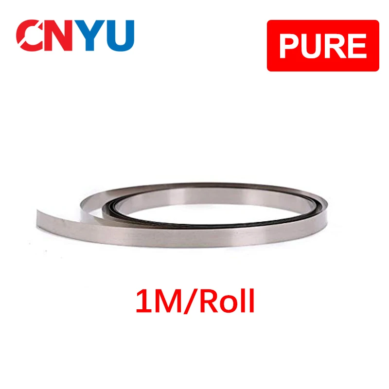 1M Pure Nickel Strip Width 0.1/0.12/0.2/0.3mm For 18650/21700 Battery Spot Welding Welder Machine