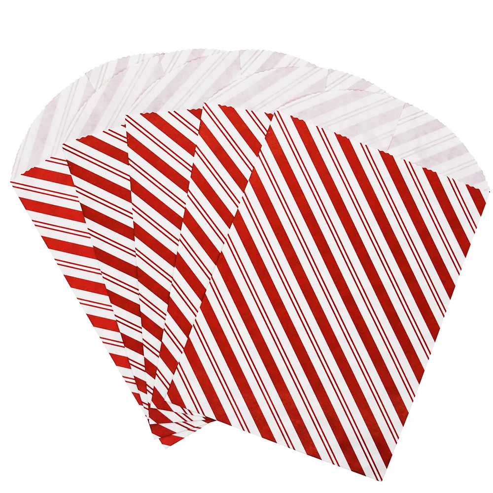 

Stripe Kraft Paper Bags Wedding Gift Birthday Party supplies Wedding decoration Gifts goodie wrapping bag favor 12*19cm