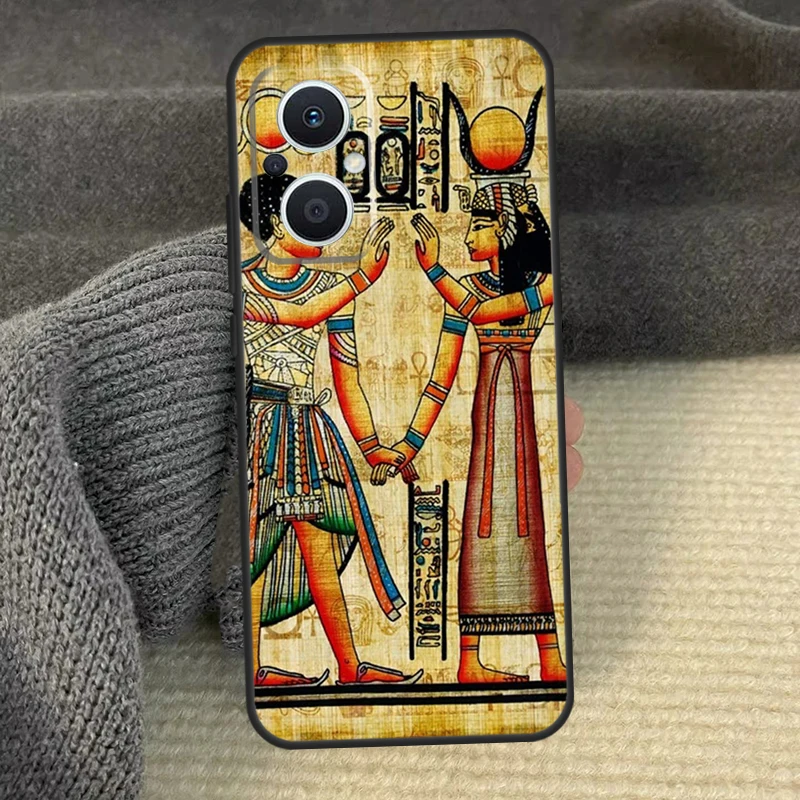 Египетский чехол для телефона с аккадским фараоном OPPO Reno 12 11 13 F 8T 7 8 10 Pro Find X8 X6 X3 X5