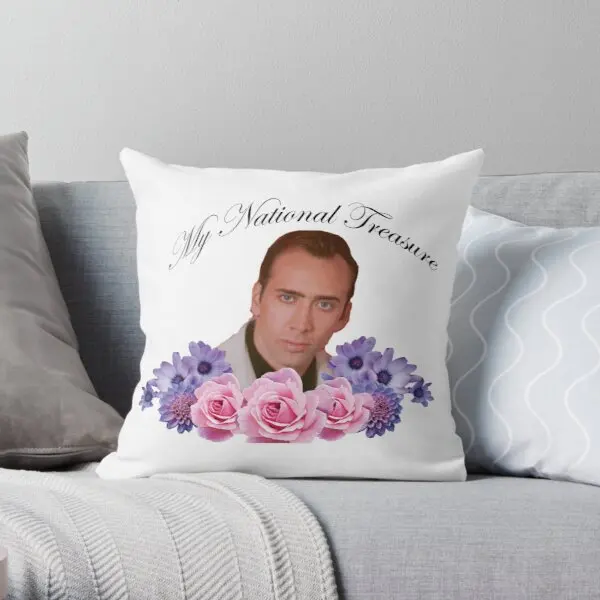 

Nicholas Cage My National Treasure Printing Throw Pillow Cover Decor Cushion Decorative Comfort Hotel Case Pillows not include