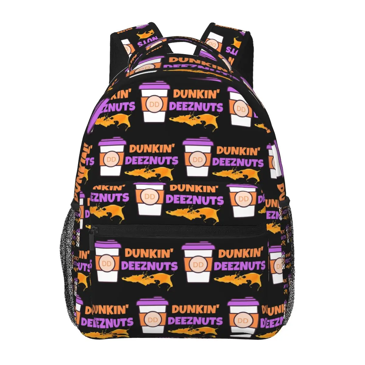 Фото Рюкзак Dunkin' Deeznuts, горячая распродажа, вместительный рюкзак для детей, школьная сумка, сумки на плечо для мужчин и женщин №3