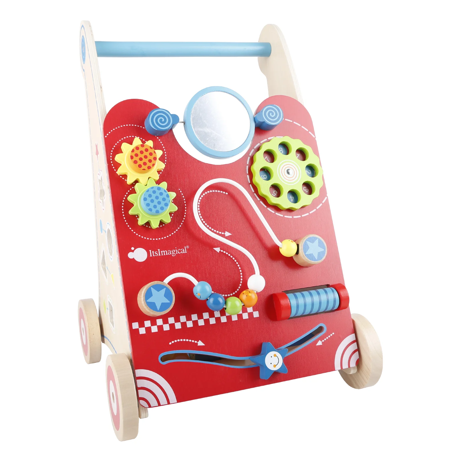 

New kids educational toys wooden Active learning baby walker