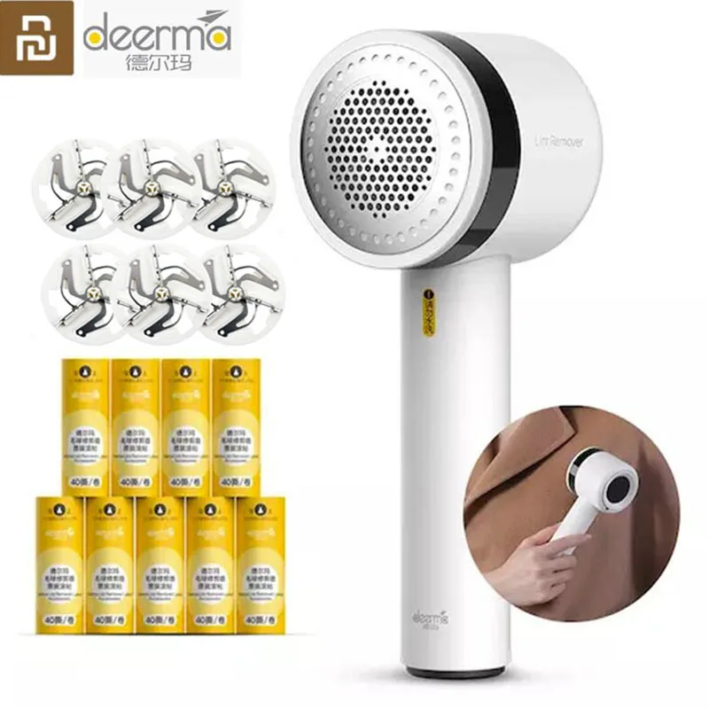 

Deerma dem mq811 rechargeable Lint Remover Hair Ball Trimmer Sweater removes pellets Machine Spools Remove blade sticky Tube