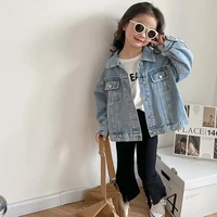 childrens jacket denim jacket for kids girl coat children clothing baby girls clothes outerwear korean style jean jackets coat