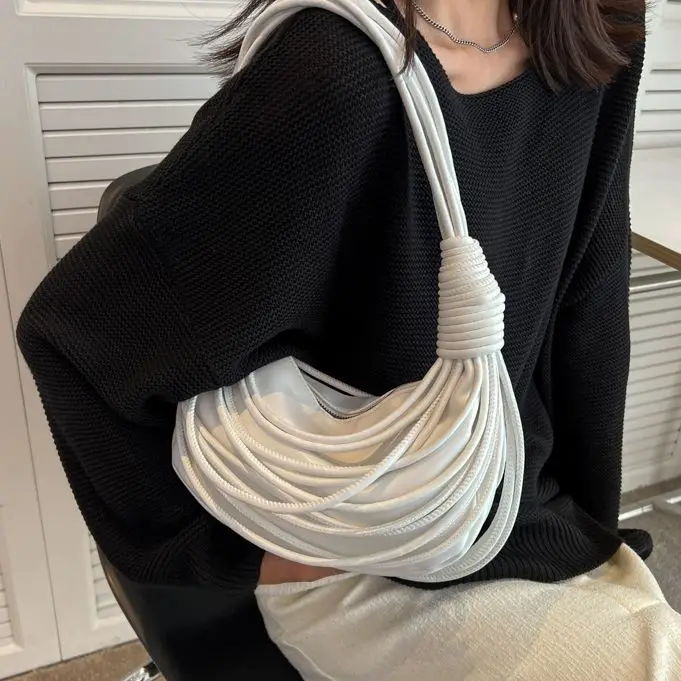 2023 trend New Line Bundle Clutch Bag For Female High Quality Women's Handbag and Purse Designer Shoulder Bag Senior Hobos