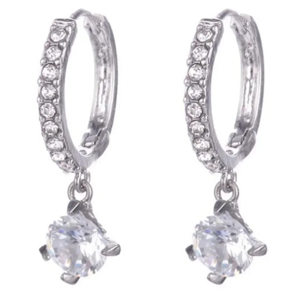 Новый дизайн позолоченные серьги-кольца из нержавеющей стали многоугольные