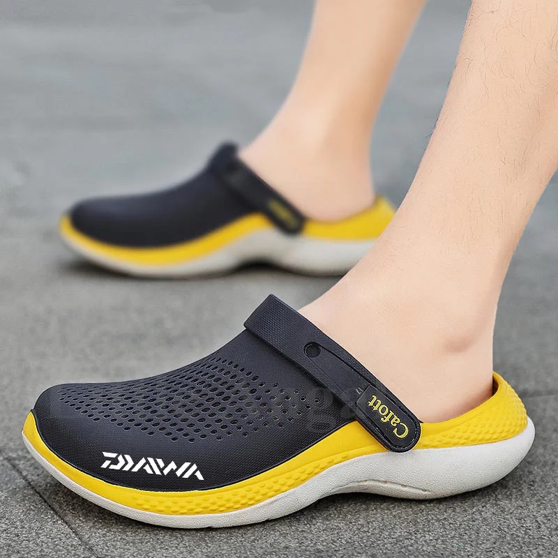 

Daiwa Summer Men's Fishing Non-Slip Breathable Sandals Women Outdoor Sports Casual Travel Hard-Wearing Plus Size Eva Slippers