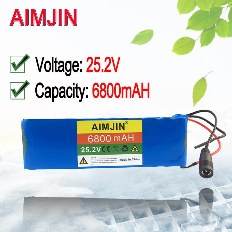 6S2P 25 2 V 6800mAh литий-ионный перезаряжаемый аккумулятор подходит для питания