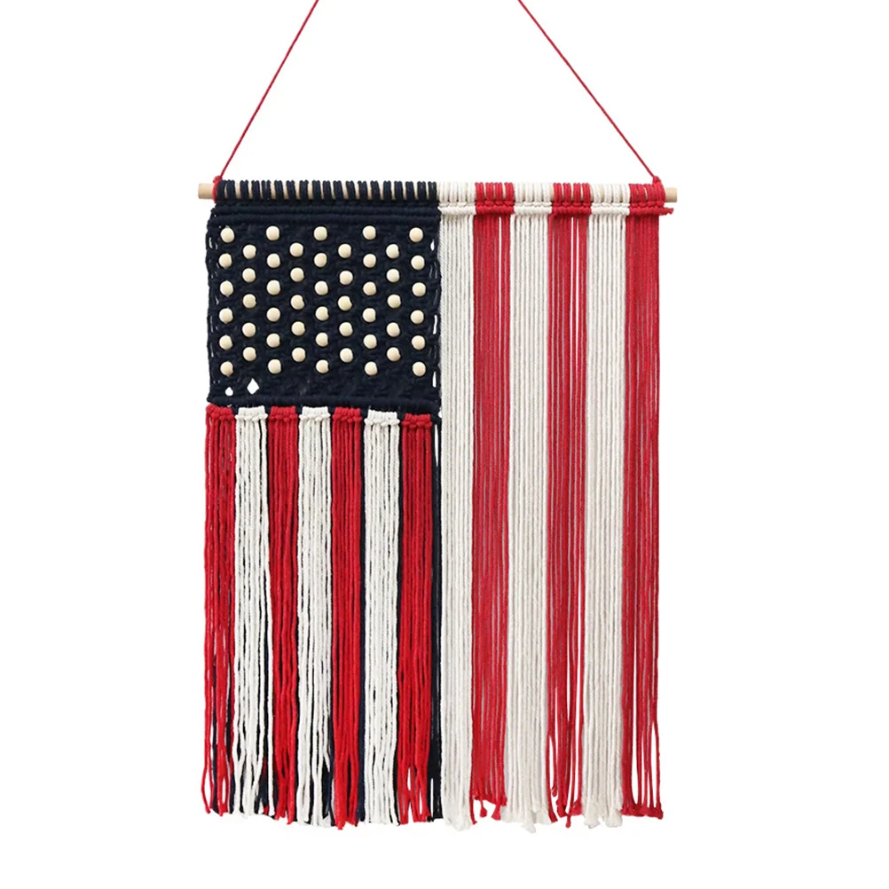 

American Flag Design Tapestry Hanging Decor Independence Day Pendant Festival Decor