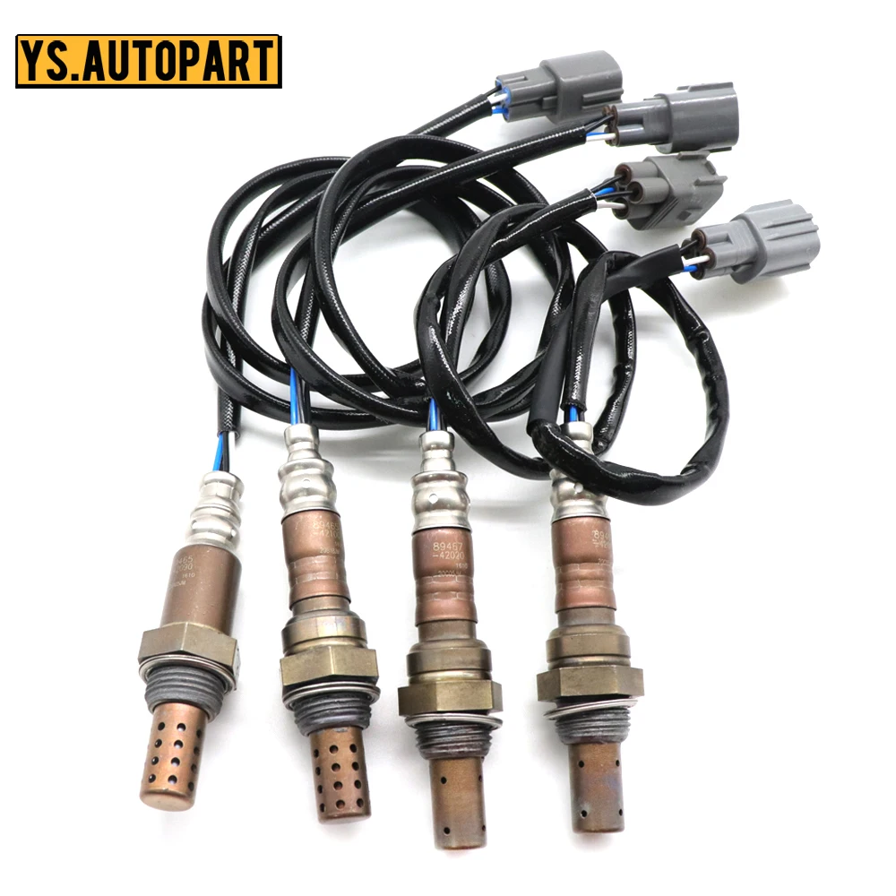 4 шт. датчик кислорода O2 в комплекте 89467-42010 для Toyota Rav4 2001-2003 Lexus 89465-42090 89467-42020 |