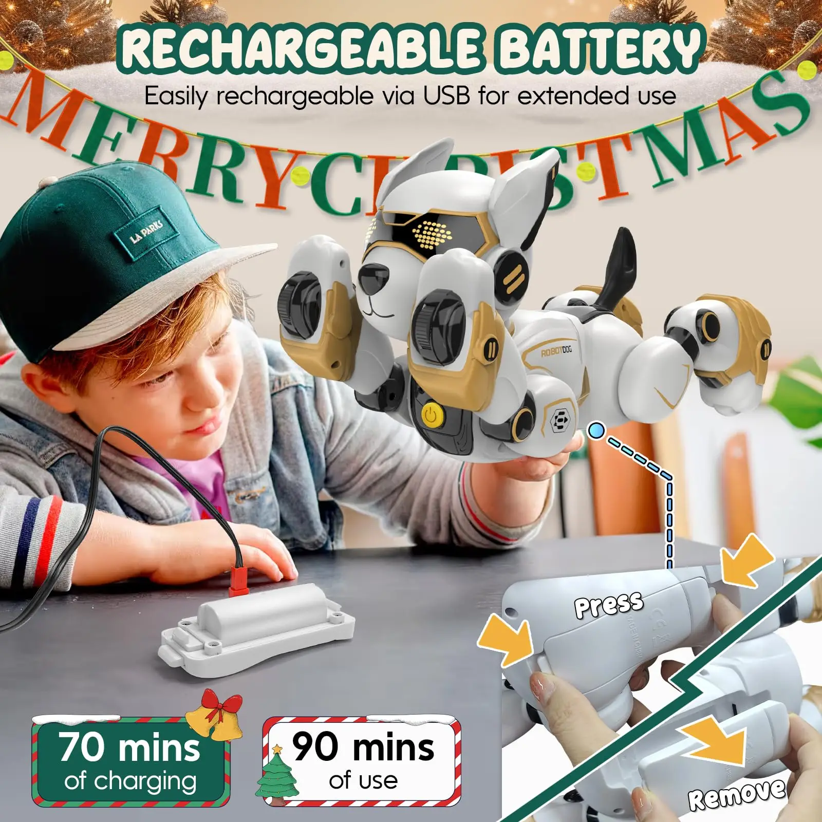 clcey Программируемый радиоуправляемый робот-щеннок