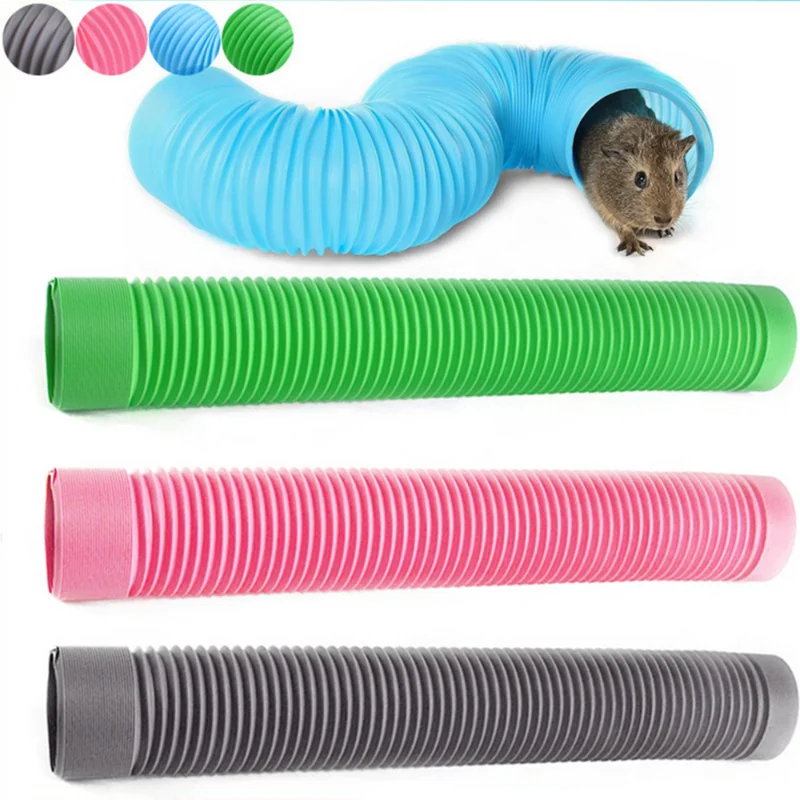 

Small Pet Hedgehogs Tunnel Telescopic Training Tube Hamster Ferret Game Interactive Toy Guinea Pig Tunnel Hamster Toys