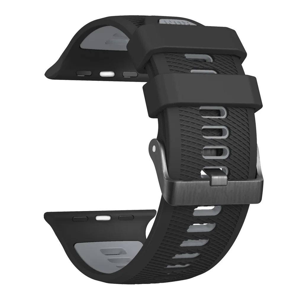 Фото Силиконовый ремешок для Apple Watch Band Ultra 49 мм, браслет Ultra2 Ultra3 для Apple Watch Series 1-11, 42/44/45/46/49 мм, спортивный ремешок №4
