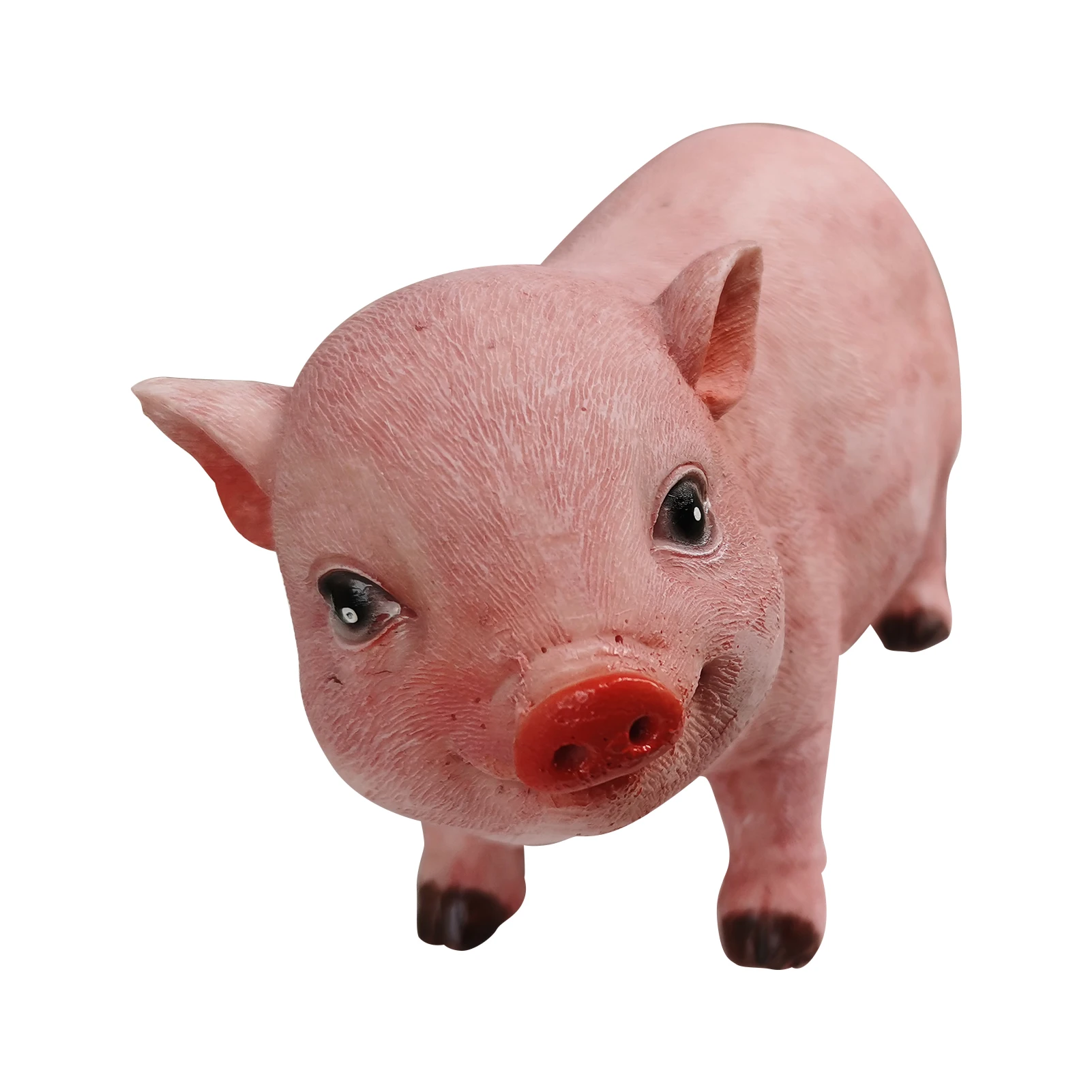 

Outdoor Pig Statue Sculpture Landscape Garden Gnome Mini Display Animal Shape Yard Lawn Home Decor Waterproof Resin Craft Cute