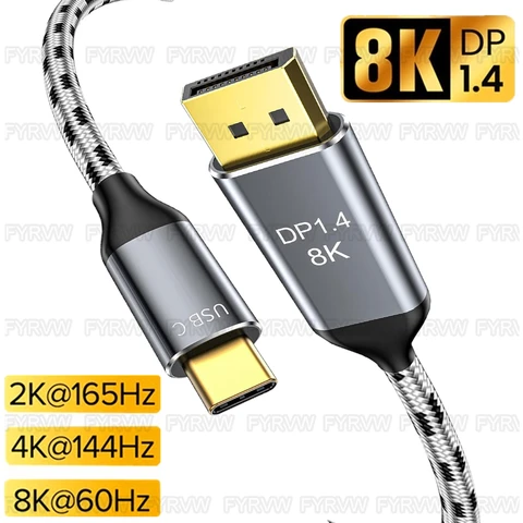 FYRVW Кабель USB C — DisplayPort 8K 1 м
