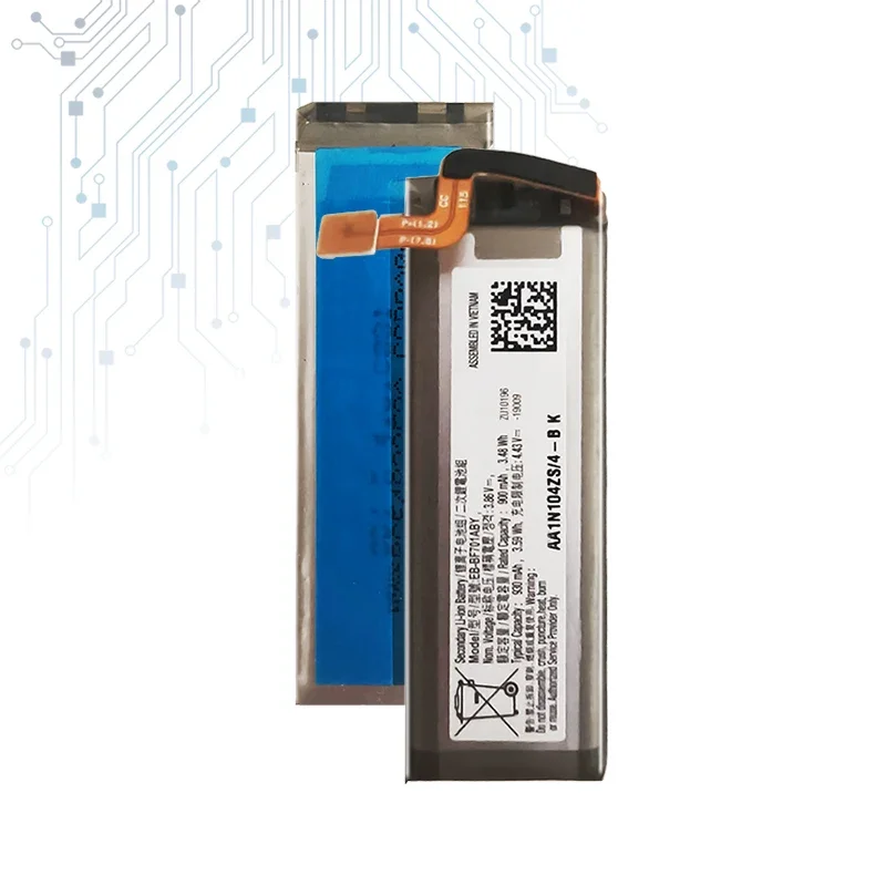 Аккумулятор EB-BF701ABY EB-BF700ABY емкостью 900 мАч/2370 мАч для Samsung Galaxy Z Flip F700 SM-F7000