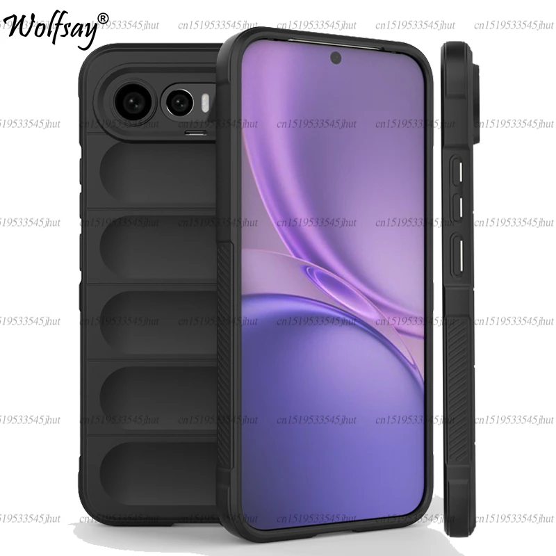 Фото Противоударный чехол для телефона Vivo S50 Pro Mini, противоскользящий мягкий силиконовый чехол-накладка для Vivo S50 Pro Mini №1