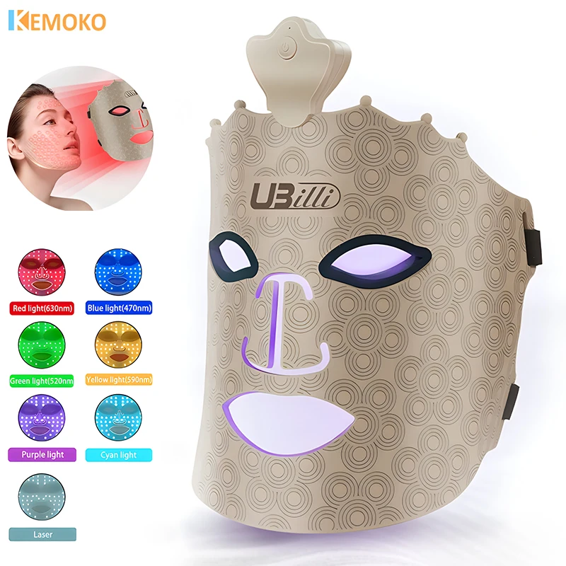 Инфракрасная фотонная терапевтическая маска Беспроводная светодиодная красная