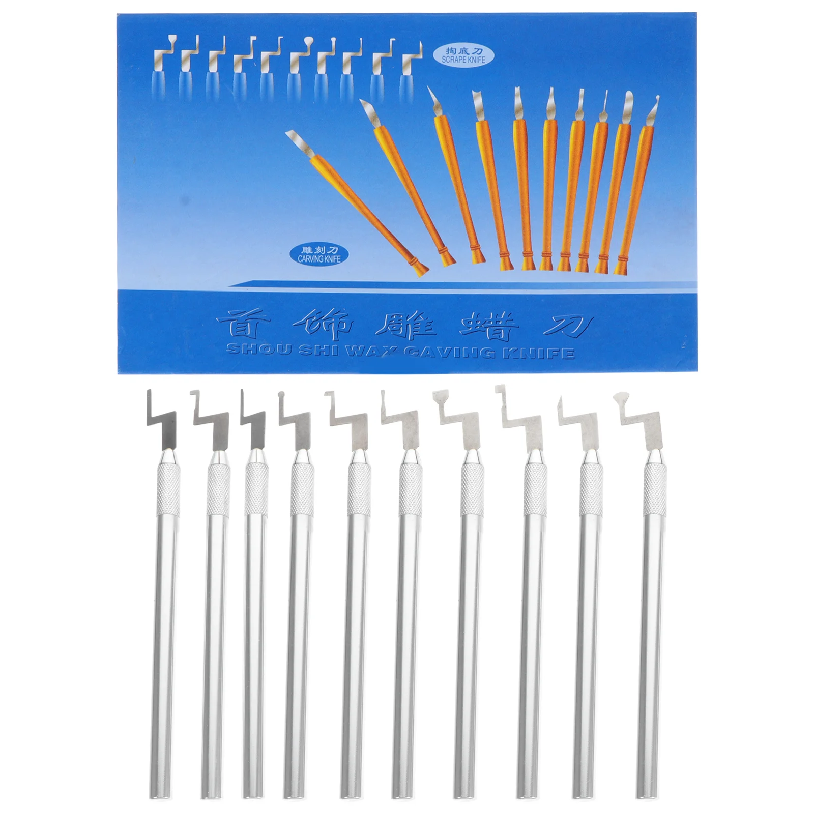 

10 шт., набор ручек для резьбы по дереву