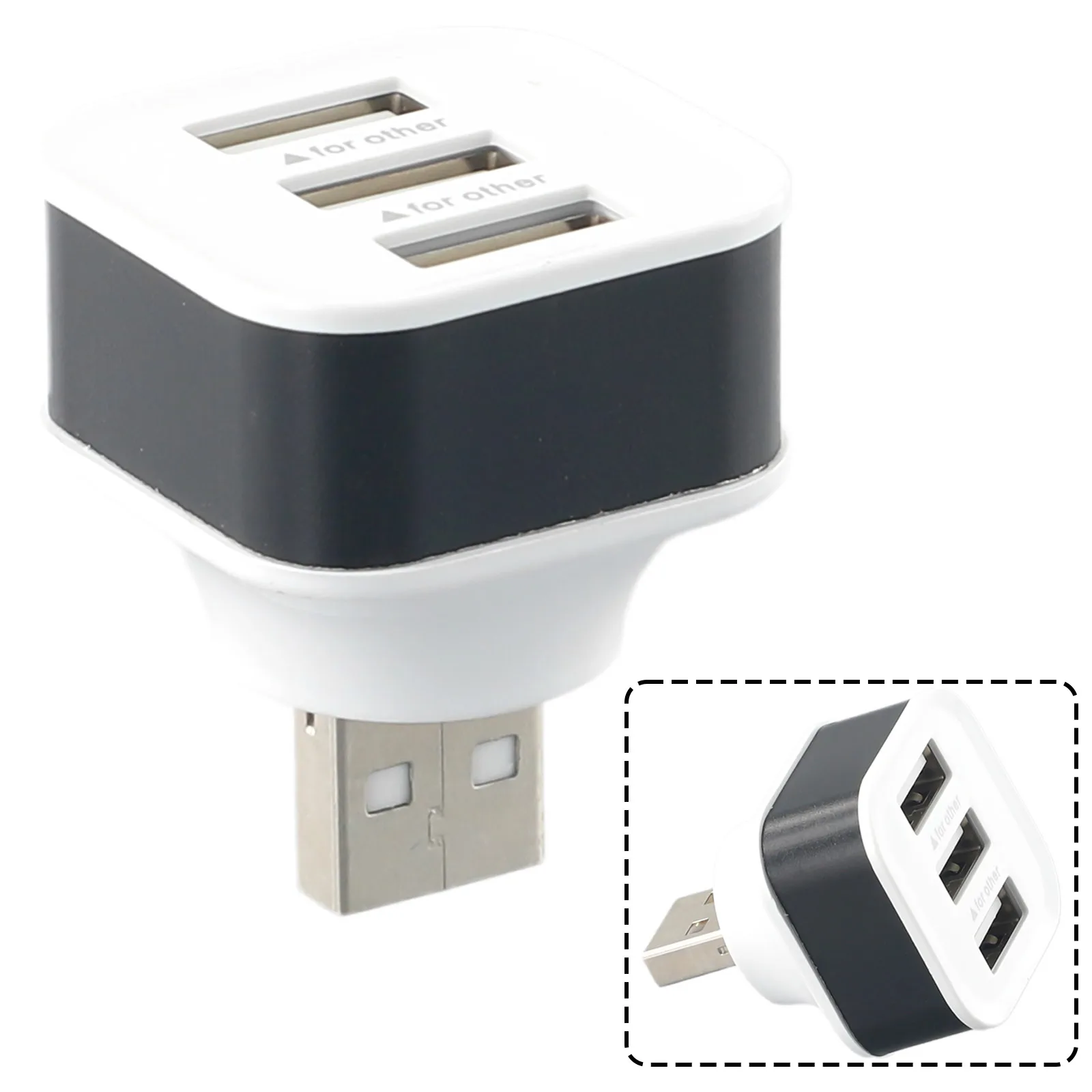 

Extender USB Extender 12G 3USB Interface Can Only Charge Gold Silver Black Not Transfer Data USB Interface Input