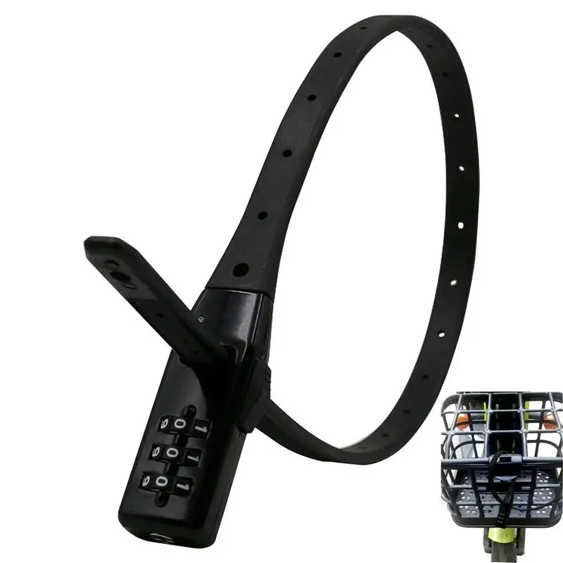 

Безопасный и надежный замок для велосипеда с паролем и кабельной стяжкой