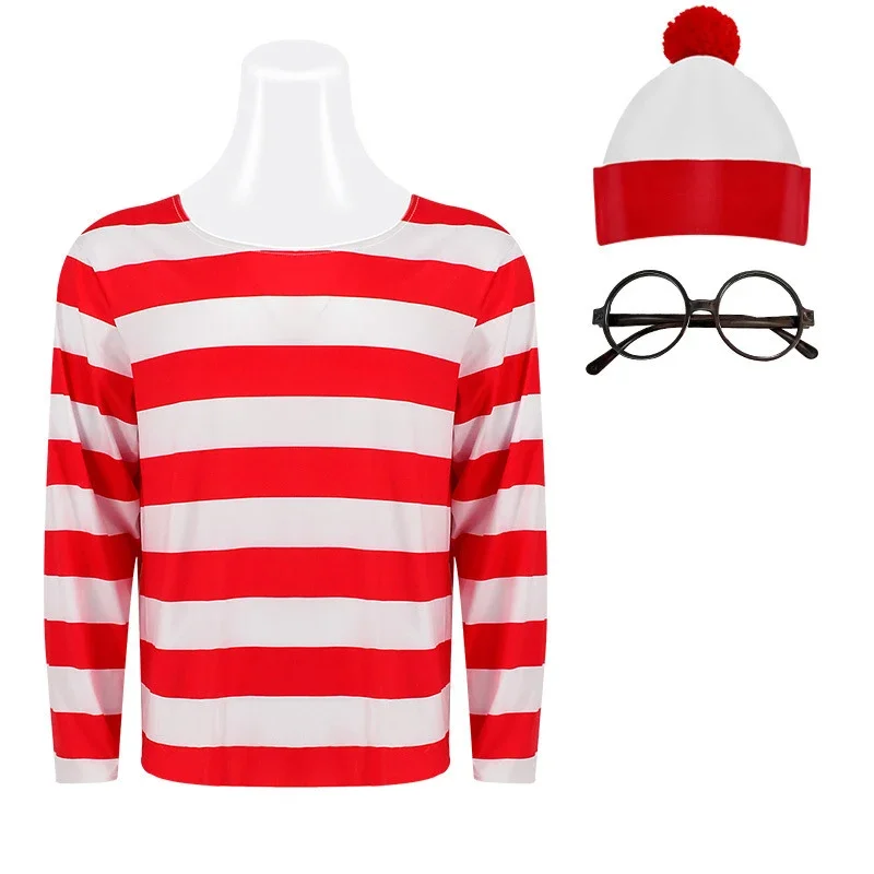 Взрослые мужские дамы Уолли Венда Уолдо костюм персонажа Хэллоуин Пурим наряд