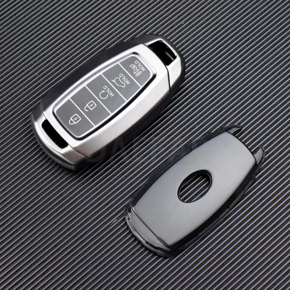 

3 4, 5 кнопок, чехол для ключей из ТПУ для Hyundai Palisade 2023 Elantra GT Santa Fe с брелоком, автомобильные аксессуары