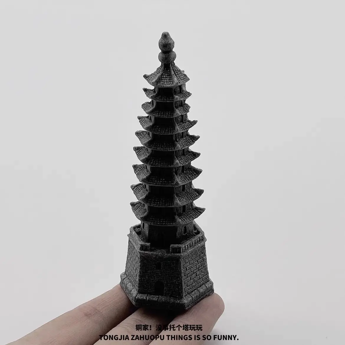 Башня Wenchang украшение благословение счастливая мини модель строительные наборы миниатюры 3,2x3,2x10,4 см поделки для украшения дома