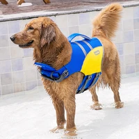 leisure towing medium sized dog swimwear pet life jacket swimming vest accessories safety enhanced buoyancy rescue handle