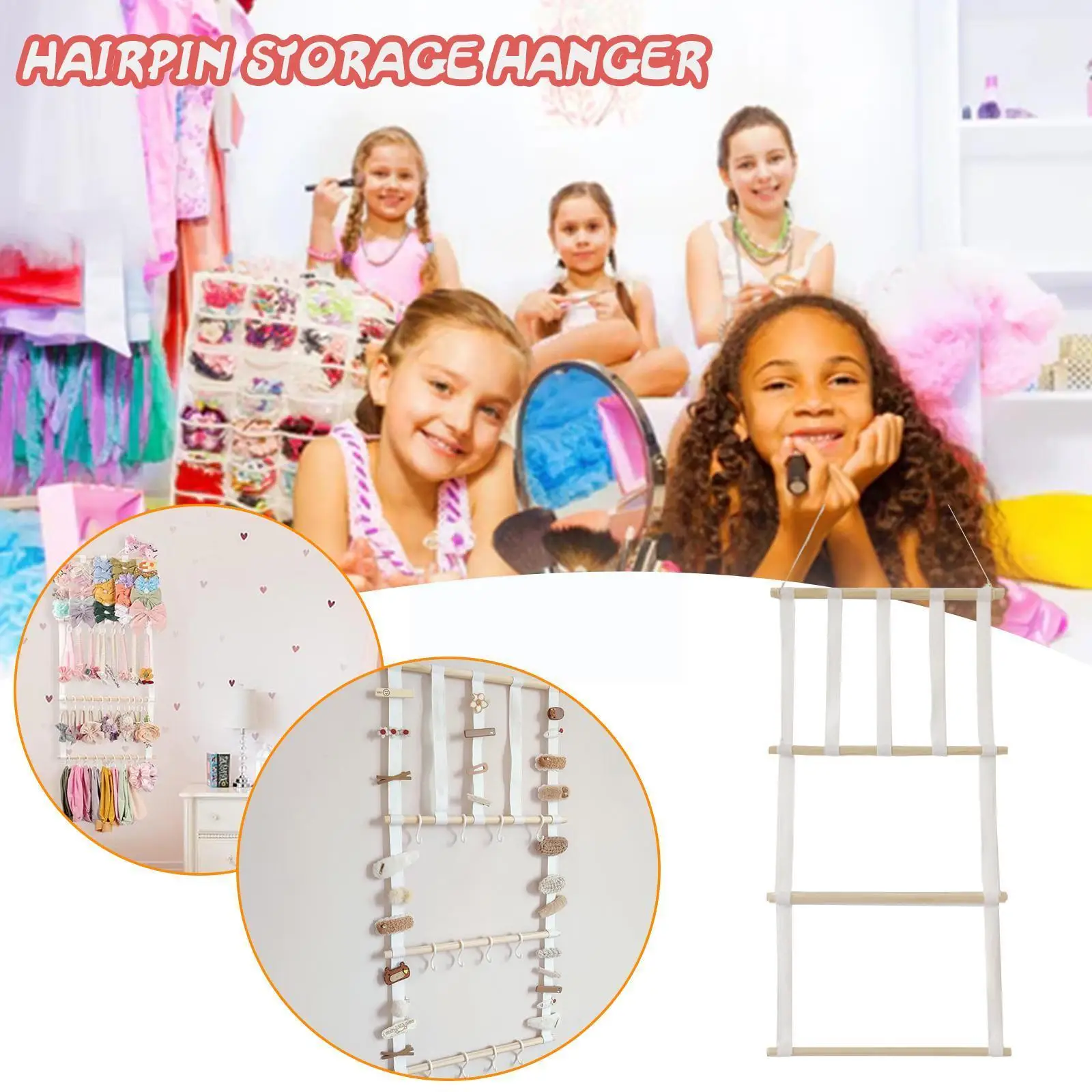 

Зажим для волос, держатель для банта, органайзер, подвесной органайзер, хранилище для заколок для волос, Детские аксессуары, зажим, лента O5S2