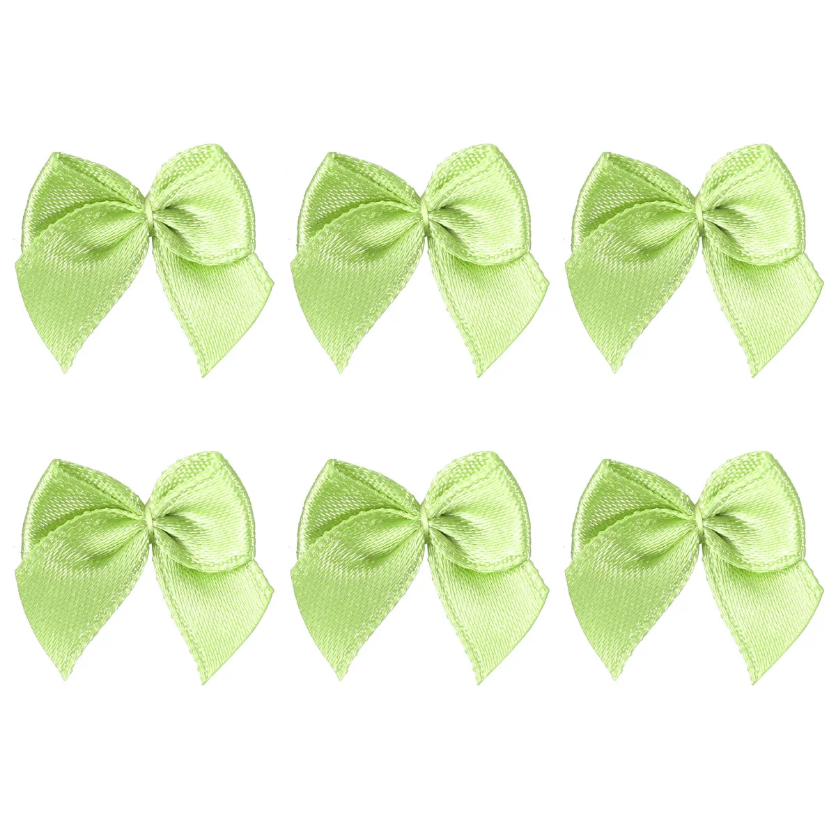 

100pcs Ribbon Flowers Bows Craft Wedding Ornament Appliques