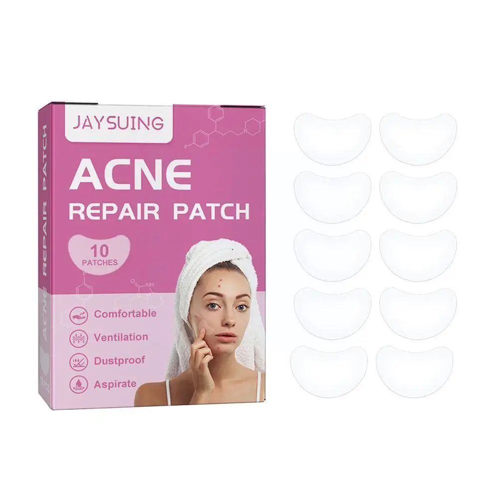 

10 шт., невидимые патчи для лица, T4U5