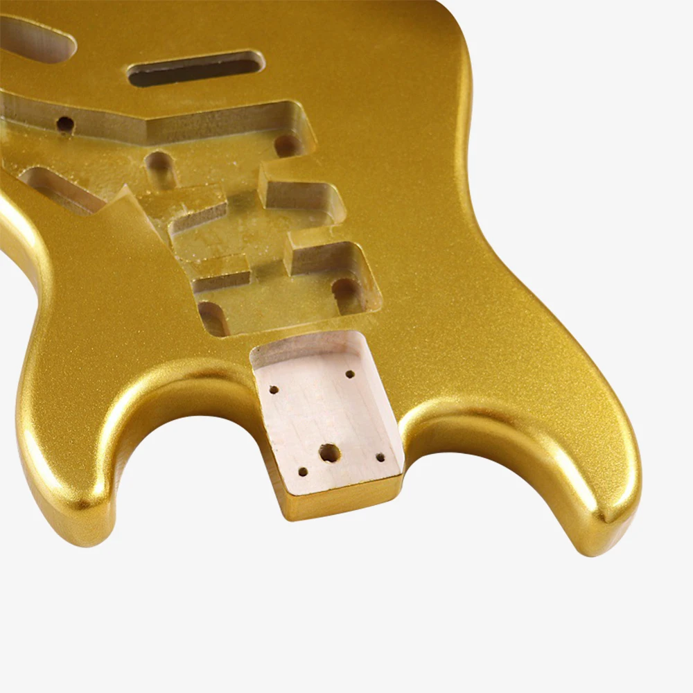 Материал тополя корпуса гитары ST Светлейший золотой цвет для комплекта замены