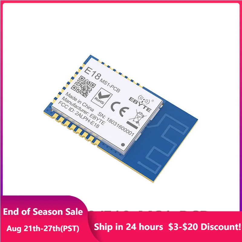 4 шт., CC2530 ZigBee 2,4 ГГц, SPI rf беспроводной модуль, 4 дБм, стандартная печатная плата, антенна, модуль приемника беспроводного передатчика Zigbee 4 шт., CC2530 ZigBee 2,4 ГГц, SPI rf беспроводной модуль, 4 дБм, стандартная печатная плата, антенна, модуль приемника беспроводного передатчика Zigbee