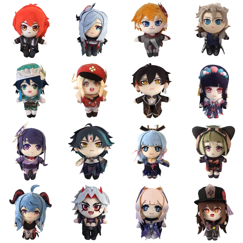 

Genshin Impact Game Plush Zhong li XIAO Hu Tao Arataki itto Morax Kamisato Ayato Tartaglia Soft Cute Doll Pillows Children Gifts