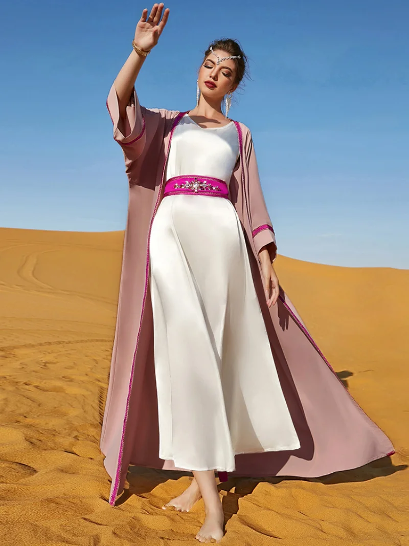 Autumn Muslim Women Abaya Morocco Diamond Dress India Abayas Dubai Turkey Islam Party Dresses Kaftan Robe Longue Vestidos Largos