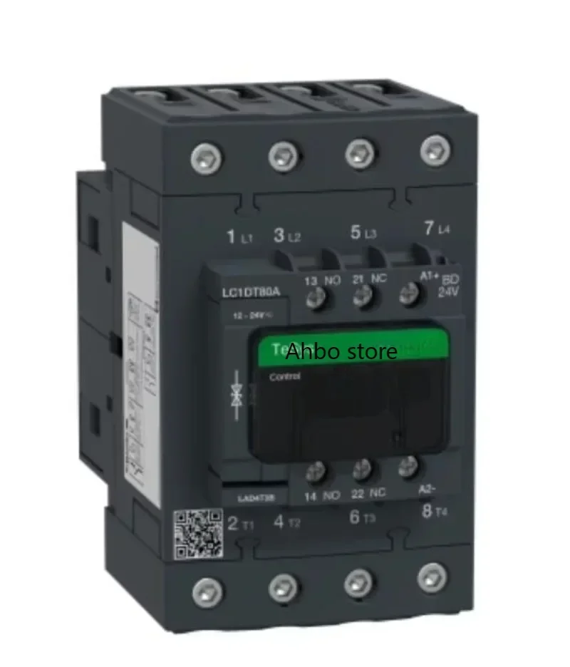 Контактор LC1DT80ABD LC1-DT80ABD TeSys Deca 4P (4 NO) AC-1 стандартная катушка от 0 до 440 В 80 А 24