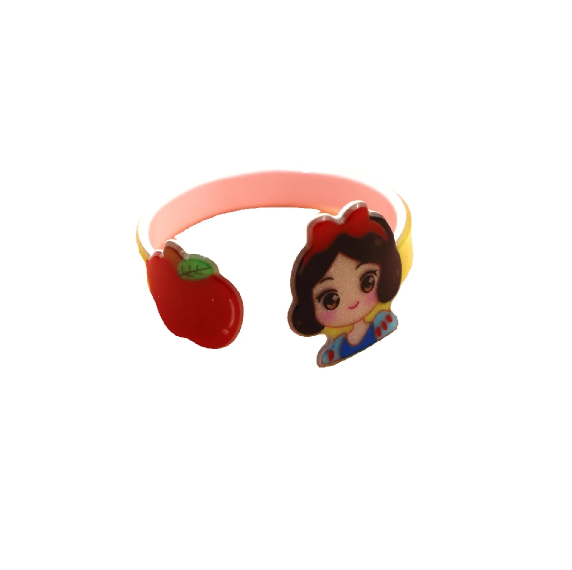 Children Acrylic Bracelet Cartoon Bracelet Toy Jewelry Princess Lovely Bracelet Baby Toy Gift