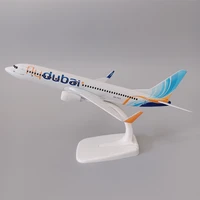 20cm alloy metal air fly dubai airlines b737 diecast airplane model dubai boeing 737 800 airways plane model aircraft w stand