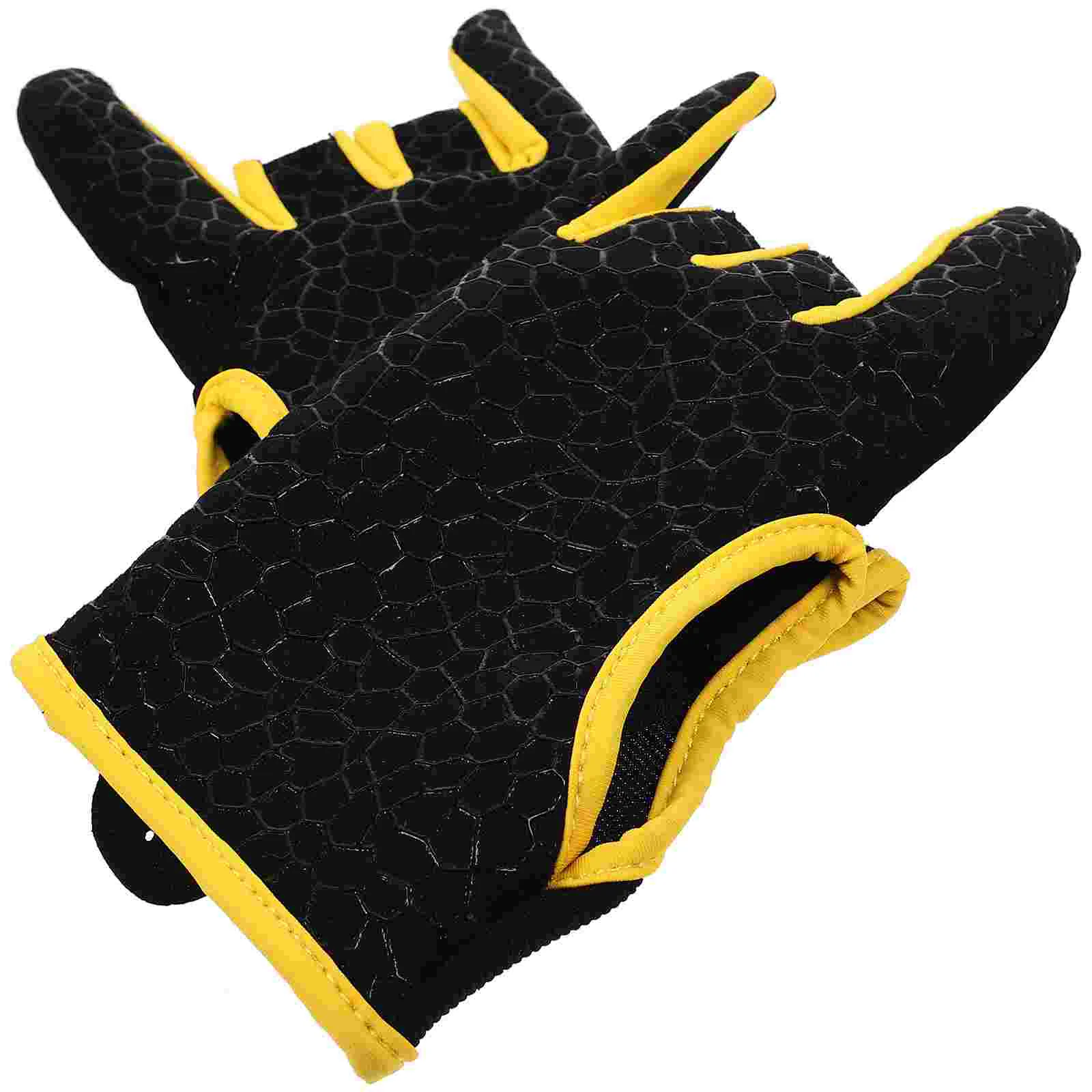 

Gloves Bowling Hand Glove Wrist Support Right Breathable Anti Comfortable Accessories Grip Semi Finger Exercise Outdoor