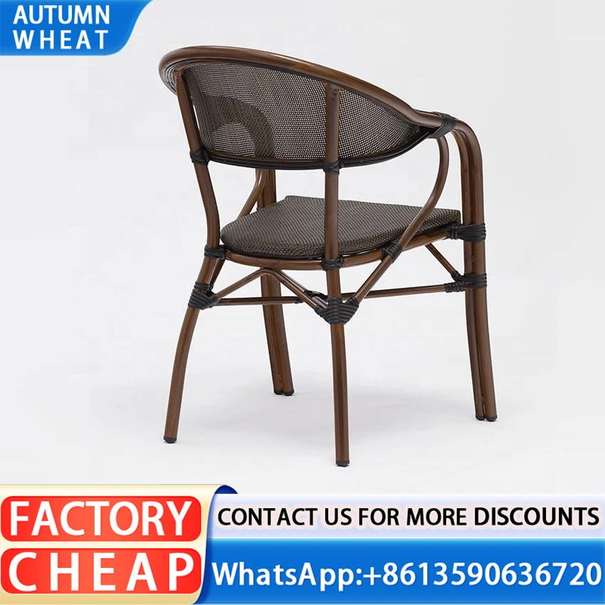 Винтажный индустриальный стиль штабелируемая уличная мебель стулья железный