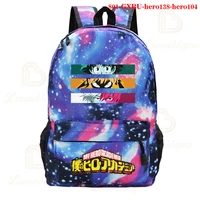 hip hop youthful school bags unisex anime my hero academia travel bag 3d print oxford waterproof notebook shoulder backpack