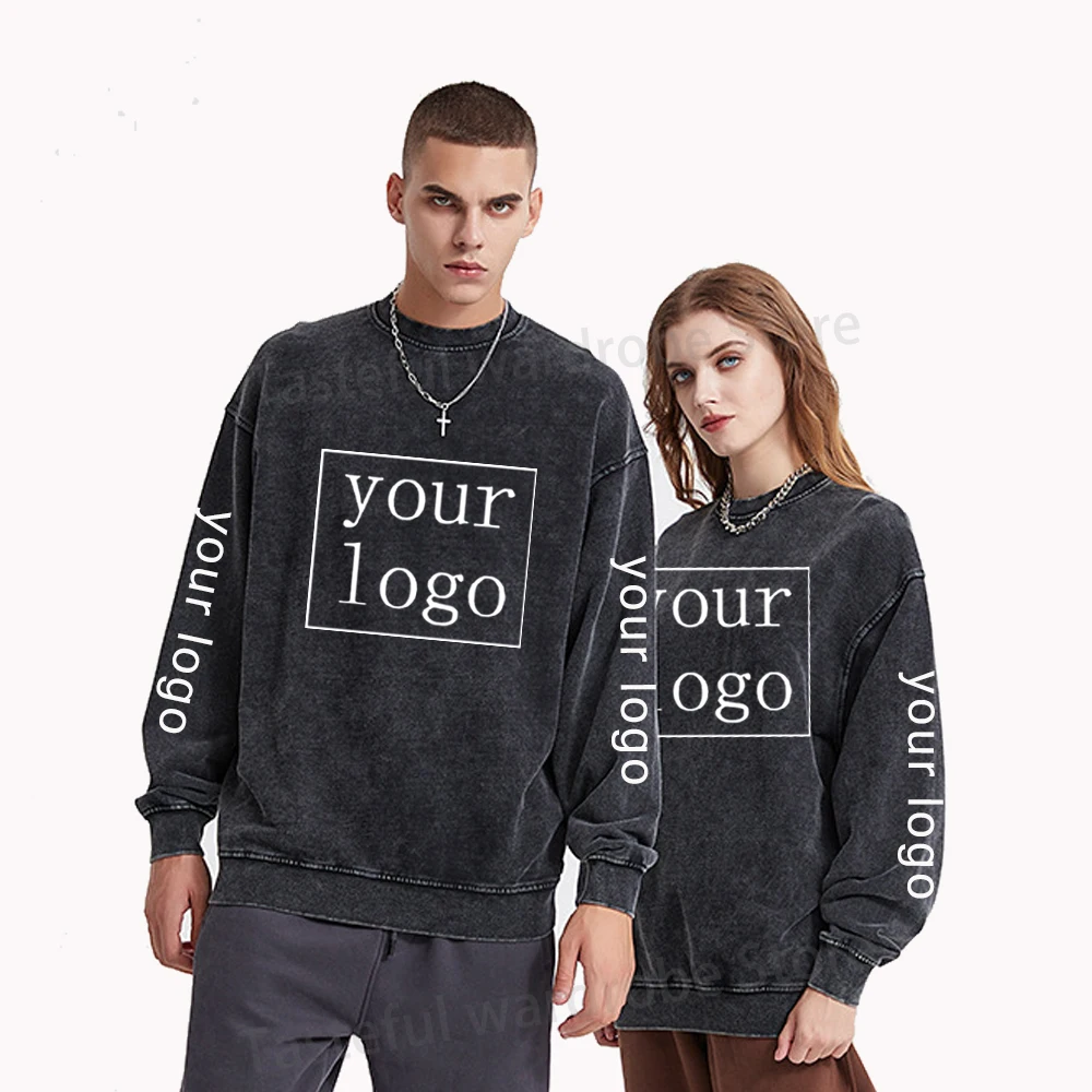 

Your OWN Design Printing Hoodies Harajuku Retro Men Women DIY Your Like Photo Or Logo Sweatshirts Fashion Custom Unisex Pullover