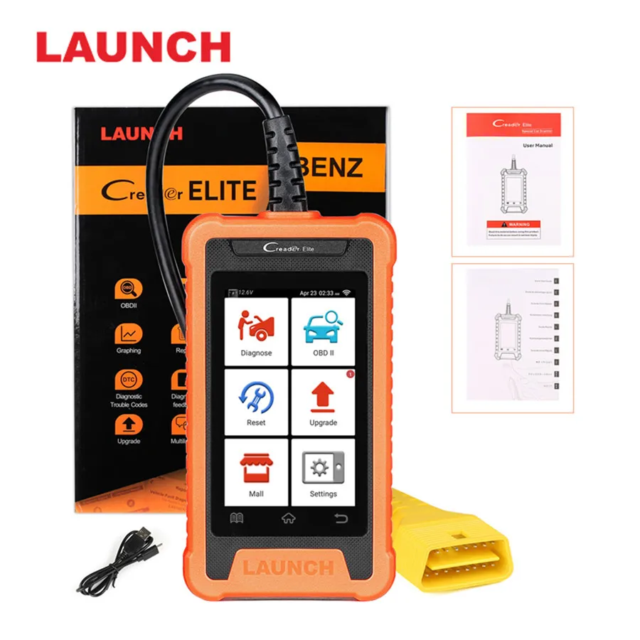 

Инструмент для полной диагностики Launch Creader Elite для BENZ