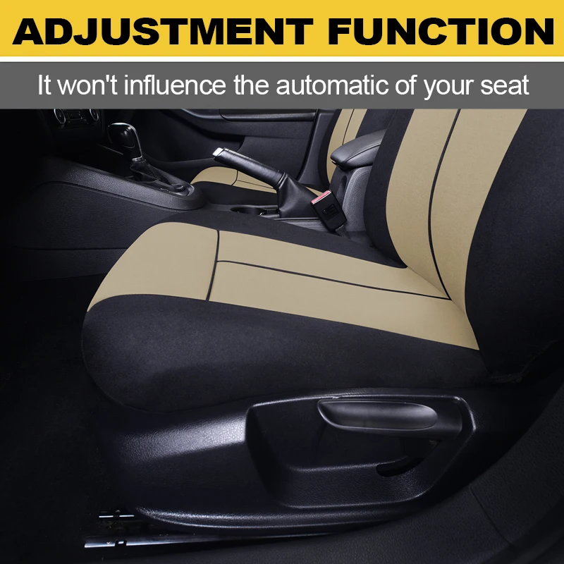 Полный комплект чехлов на автомобильные сиденья с подушкой безопасности и сплит